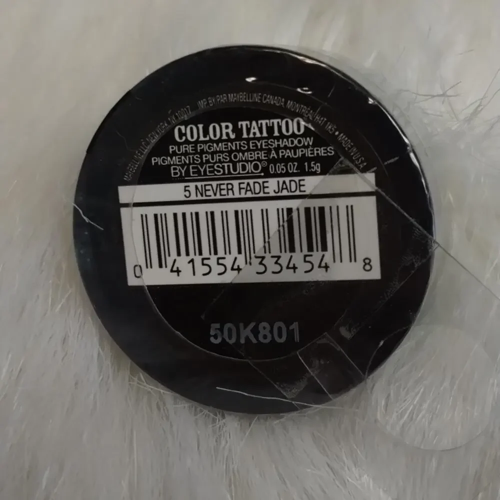 Maybelline Color Tattoo Pure Pigments 24hr Eyeshadow NWOT color black/blue/brown